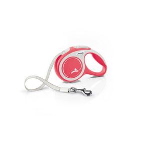 Рулетка Flexi New Comfort XS, лента 3 м, красный