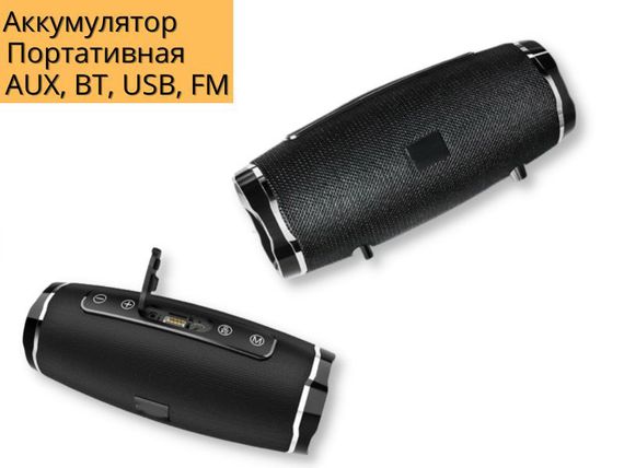 Портативна колонка XPRO BR3 5Вт USB, AUX, FM, Bluetooth чорна (BR3) | Зображення 1
