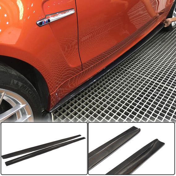 Накладки на пороги Carbon (для E82, Carbon) для BMW 1 серия E81/82/87/88 2004-2011 гг