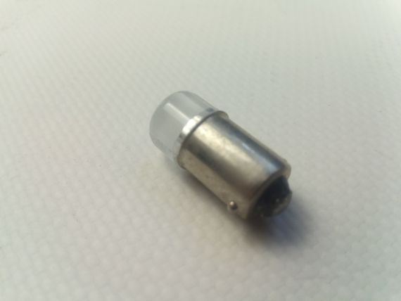 Лампа світлодіод з/ц 24V T4W BA9s 2SMD (28 х 35) матове скло/біла | Зображення 2