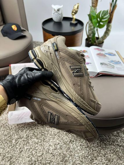 Мужские зимние кроссовки  New 1906R Beige Brown Fur , Вьетнам 46 | Зображення 4