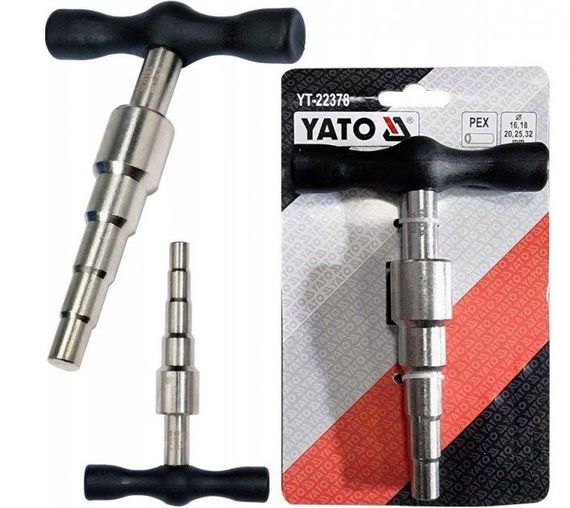 Калібратор труб PEX-AL-PEX розгортка 16-32 мм YATO YT-22378