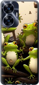 Чехол на Realme C55 Жабки "5656u-2992-17620"