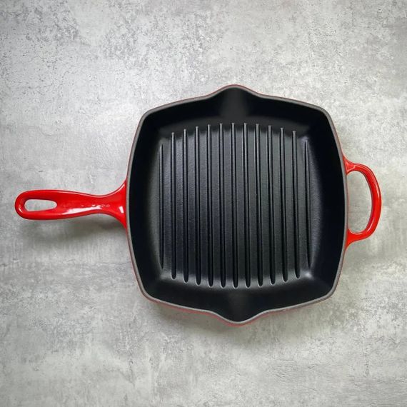 Сковорода гриль Le Creuset Square Grillet 20183260600422 26 см вишнева | Зображення 2
