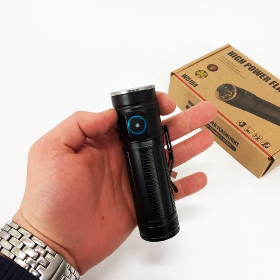 Ліхтар акумуляторний LED ліхтар W5184-6XHP360 Портативний світлодіодний з USB-зарядкою CL-37 | Зображення 2