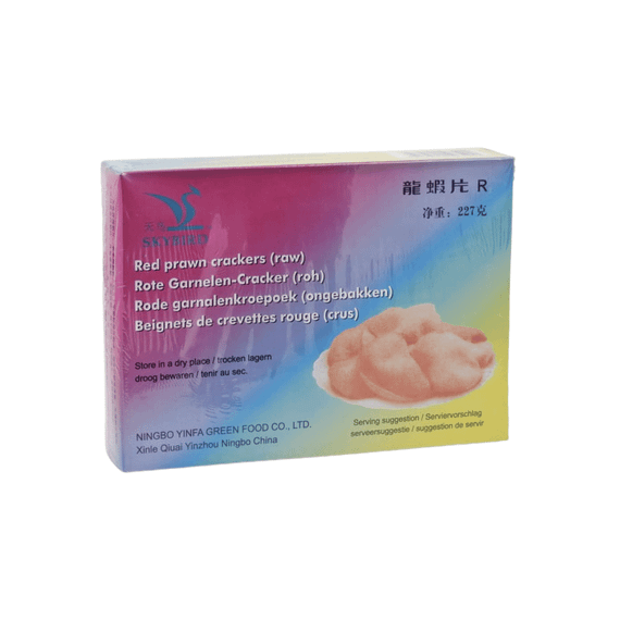 Чіпси рисові для смаження зі смаком креветки  227г Skybird 6917441123400