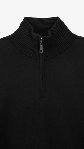 Джемпер однотонний чоловічий GENUA G01205-0001 XL Чорний shop (2000999472152) | Зображення 1