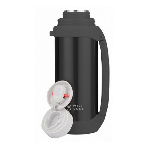 Термос вакуумний 1л Well Done WD-7031B. CL-244 Колір: чорний