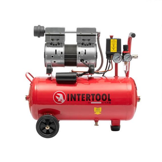 Компресор безмасляний 24 л, 8 aтм, 145 л/хв INTERTOOL PT-0022