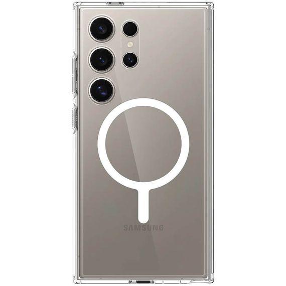 Чохол SGP Ultra Hybrid (MagFit) для Samsung Galaxy S25 Ultra Прозорий | Зображення 4