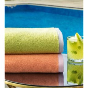 Полотенце для рук DOUBLE COLOUR розово-оранжевое 50х90см. OZDILEK