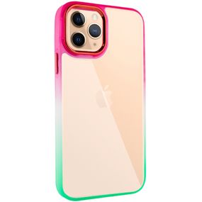 Чехол TPU+PC Fresh sip series для Apple iPhone 11 Pro (5.8") Салатовый / Розовый