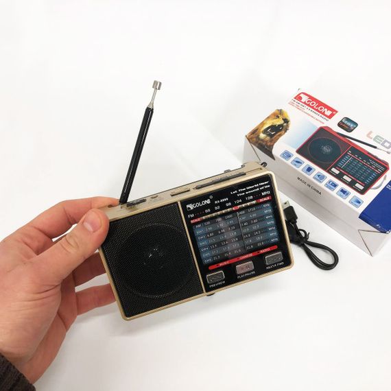 Радіо приймачі від мережі GOLON RX-8866, Кращі всехвильові радіоприймачі, Ретро радіоприймач HF-72 | Зображення 2