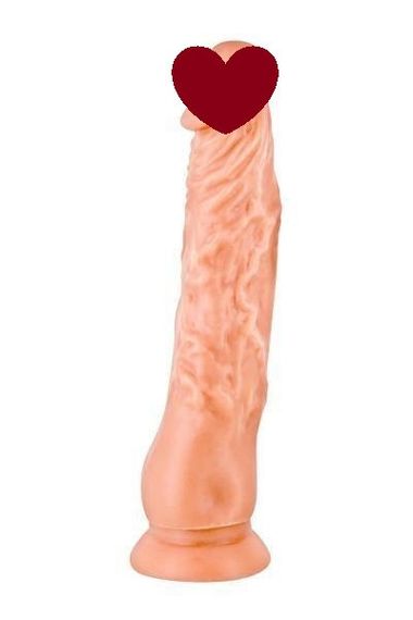 Фаллоимитатор Real Body - Real Justin Flesh, TPE, диаметр 4,2см sexstyle