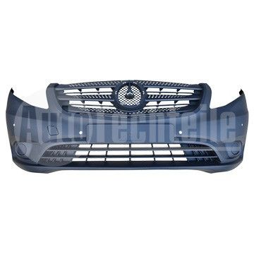 Бампер передний Mercedes Benz Vito W447 14-20 черный под парктроники, AutoTechteile, 120 8870, 1668150