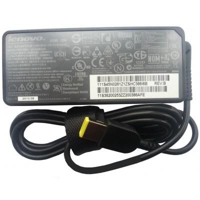 Блок живлення до ноутбуку Lenovo 65W 20V 3.25А разъем прямоугольный (pin inside) (PA-1900-081 / A40132) | Зображення 1