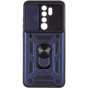 Чохол Ummi Camshield Serge Ring для Xiaomi Redmi Note 8 Pro Синій