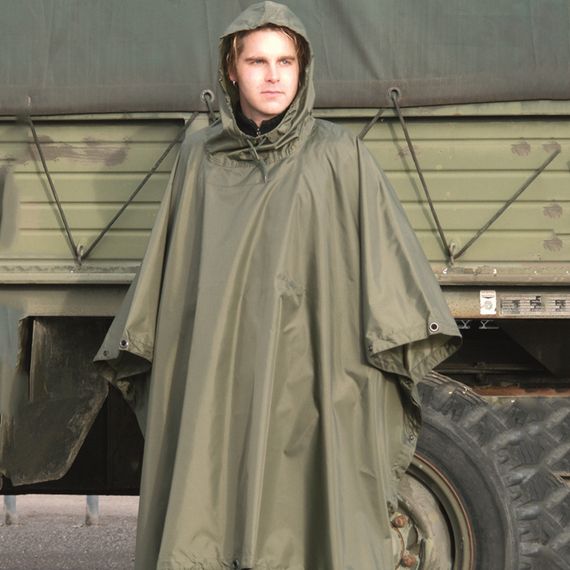 Штурмовий армійський дощовик, Дощовик мультикам пончо тактичний військовий водонепроникний QP-77 | Зображення 4