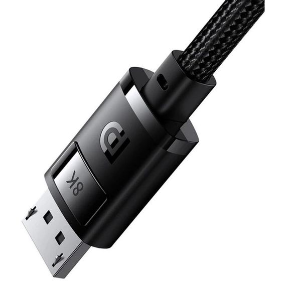 Дата кабель Baseus High Definition Series DP 8K to DP 8K (1.5m) (B00633706111) Cluster Black | Зображення 2