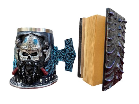 Подарунковий набір Кухоль 3 Молот Тора Бородастий Вікінг і Блокнот 3 «Око Ілюзій» | Зображення 1