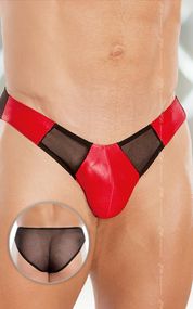 Чоловічі стрінги - Thong 4466, red M/L
