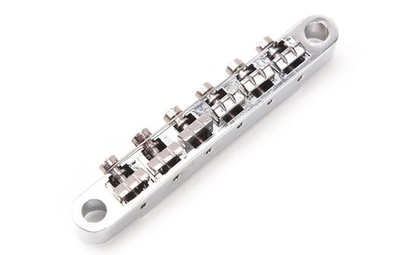 Бридж 12 струн тюноматик струнотримач стопбар tune-o-matic Les Paul для гітари електрогітари Gibson SG хром | Зображення 2