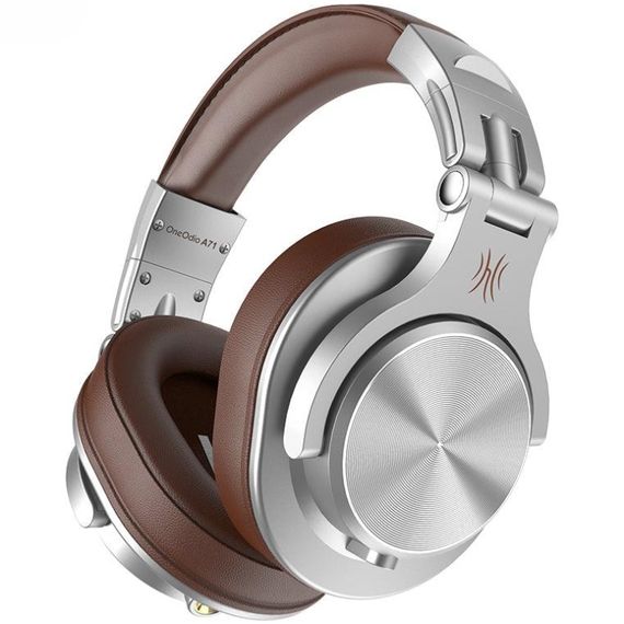 Гарнітура OneOdio A71, 3,5мм/6,35мм, Silver Brown