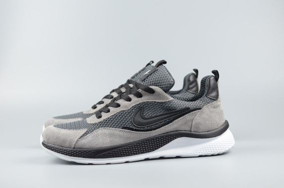 Кросівки літні сітка Nike сірі
