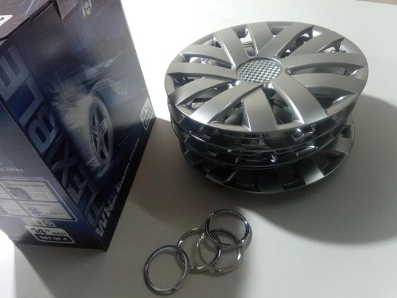 Ковпаки SJS (Туреччина), 14" 216 VW (к-т 4 шт) + емблема на вибір (216/14) | Зображення 2