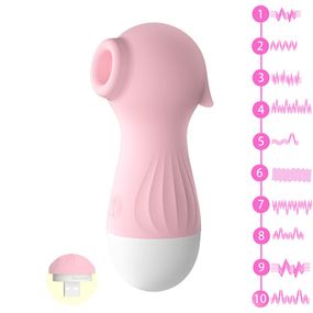 Вакуумно-хвильовий стимулятор Babydoll Вакуумний Рожевий A2205-1