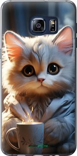 Чохол на Samsung Galaxy S6 Edge Plus G928 Білий кіт "5646u-189-2448"