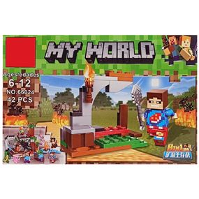 Конструктор детский "Minecraft" 66024-6, 41 деталь