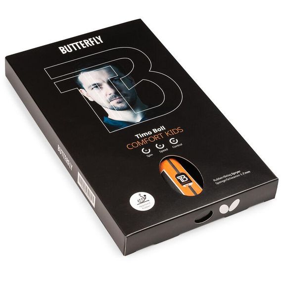 Ракетка для настільного тенісу Butterfly Timo Boll Comfort Junior, 160 г, середній, початковий рівень | Зображення 6
