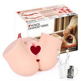 Мастурбатор полуторс з вібрацією Kokos KOKOS ONAHOLE 01 sexstyle