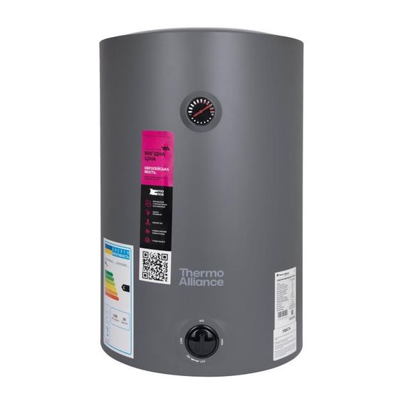 Водонагрівач електричний Thermo Alliance 80 л Grey універсальний, мокрий ТЕН 1,5 кВт D80VH15Q3G