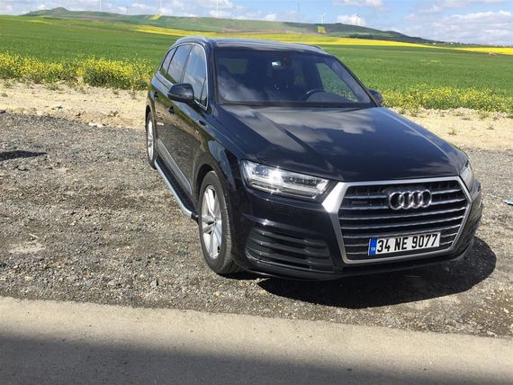 Бокові пороги Fullmond (2 шт., Алюміній) для Ауди Q7 2015-2024 рр | Зображення 2