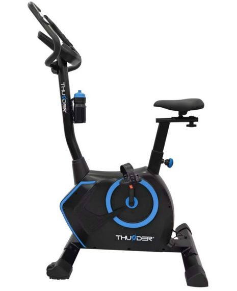 Велотренажер електромагнітний THUNDER TRIX чорно-синій