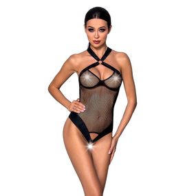 Сітчастий боді з халтером Amanda Body black L/XL - Passion, L/XL
