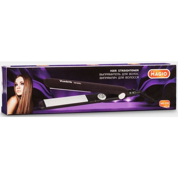 Выпрямитель для любого типа волос MAGIO МG-578, Утюжок для волос с индикатором нагрева FL-36 | Зображення 3