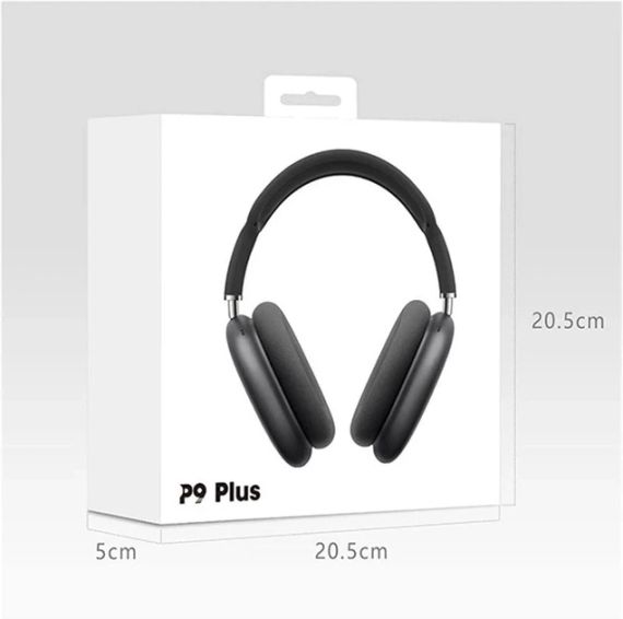 Беспроводные наушники с микрофоном Wireless Stereo Hedset P9 |TF Card| Черный | Зображення 3