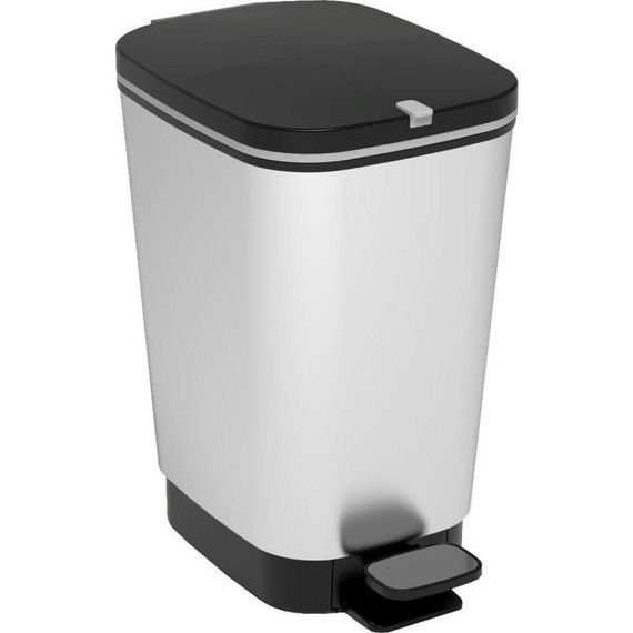 Контейнер для мусора с педалью KIS (Кис) Chic Bin M 25 л (8071800) Серебристый