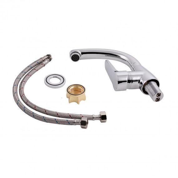 Смеситель для кухни Lidz Nicole 014F (k35) LDNIC014FCRM22009 Chrome | Зображення 3