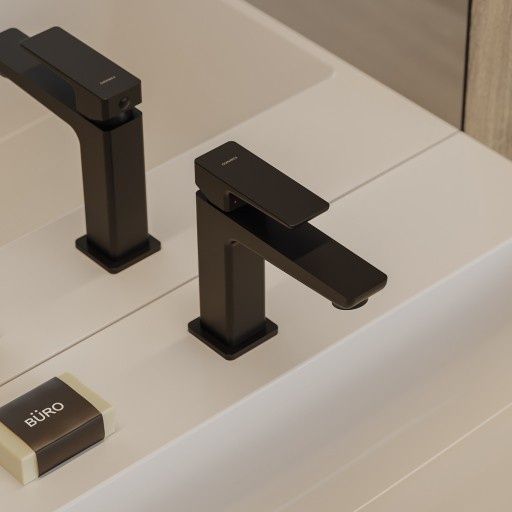 Змішувач для раковини Omnires Parma black mat (PM7410BL) | Зображення 2