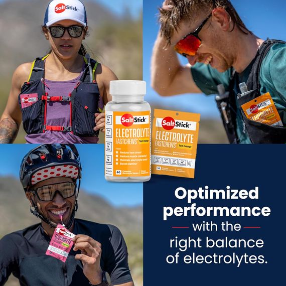 Електроліти SaltStick Electrolyte FastChews (Buffered Electrolyte Salts), 60Chews (Tart Orange) | Зображення 3