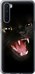Чехол на OnePlus Nord Чёрная кошка "932u-2046-17620"