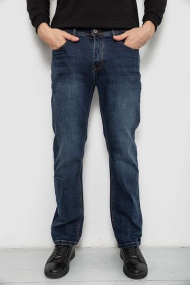 Джинсы мужские прямого кроя, цвет синий, 244R9903
