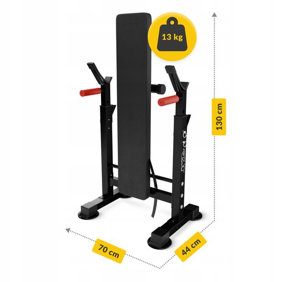 Лава тренувальна для жиму 4FIZJO Ultra з партою Скотта Black (P-5905973402590) | Зображення 2