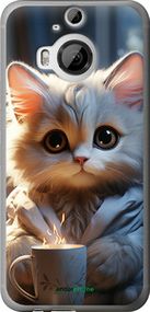 Чохол на HTC One M9 Plus Білий кіт "5646u-134-2448"
