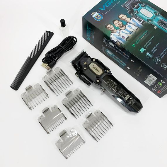 Профессиональная электрическая машинка для стрижки VGR, Беспроводные машинки для стрижки легкие WG-20 | Зображення 2