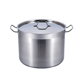 Каструля нержавіюча сталь циліндрична 11л з кришкою ZB-26 Interos